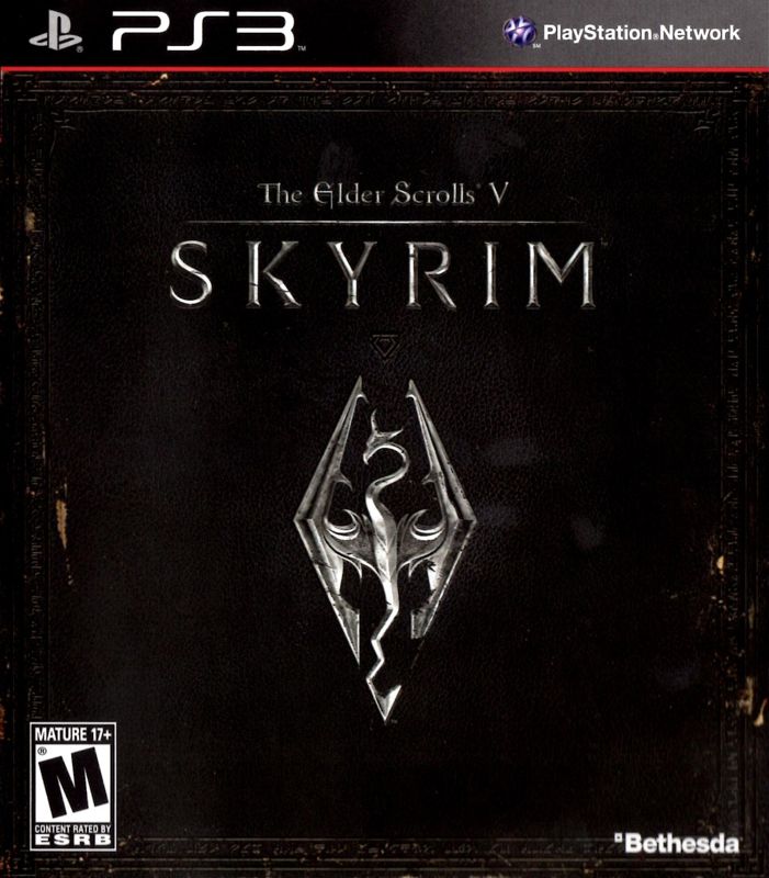 Elder Scrolls V: Skyrim box art for Playstation 3